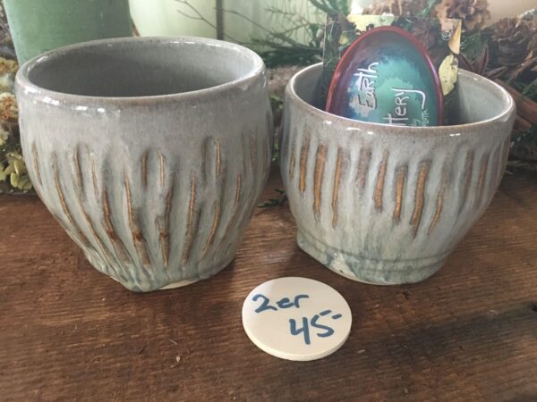 Coffee Cups textured grey